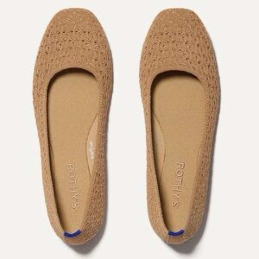 Rothy’s The Max Square Flats Wren Crochet Women’s Size 9 Rare Sustainable Shoes - Picture 9 of 9
